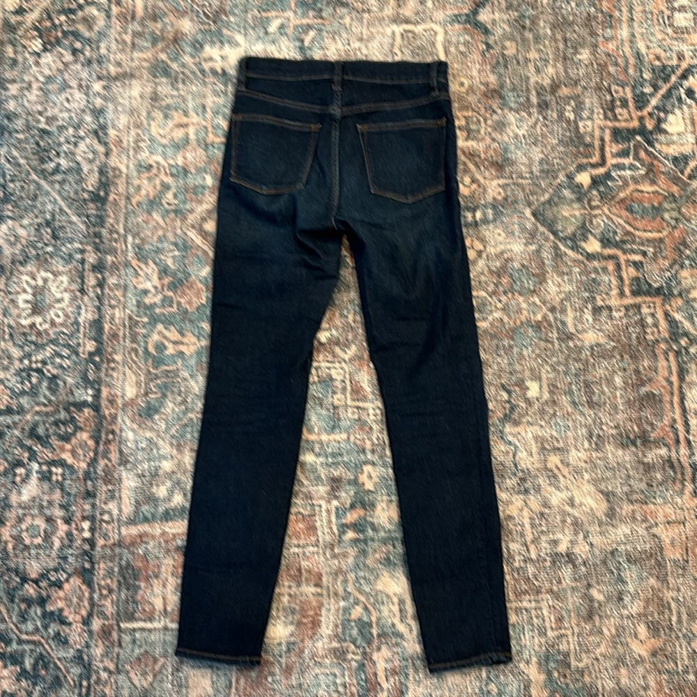 J. Crew 9” High Rise Toothpick jeans - Picture 3 of 3